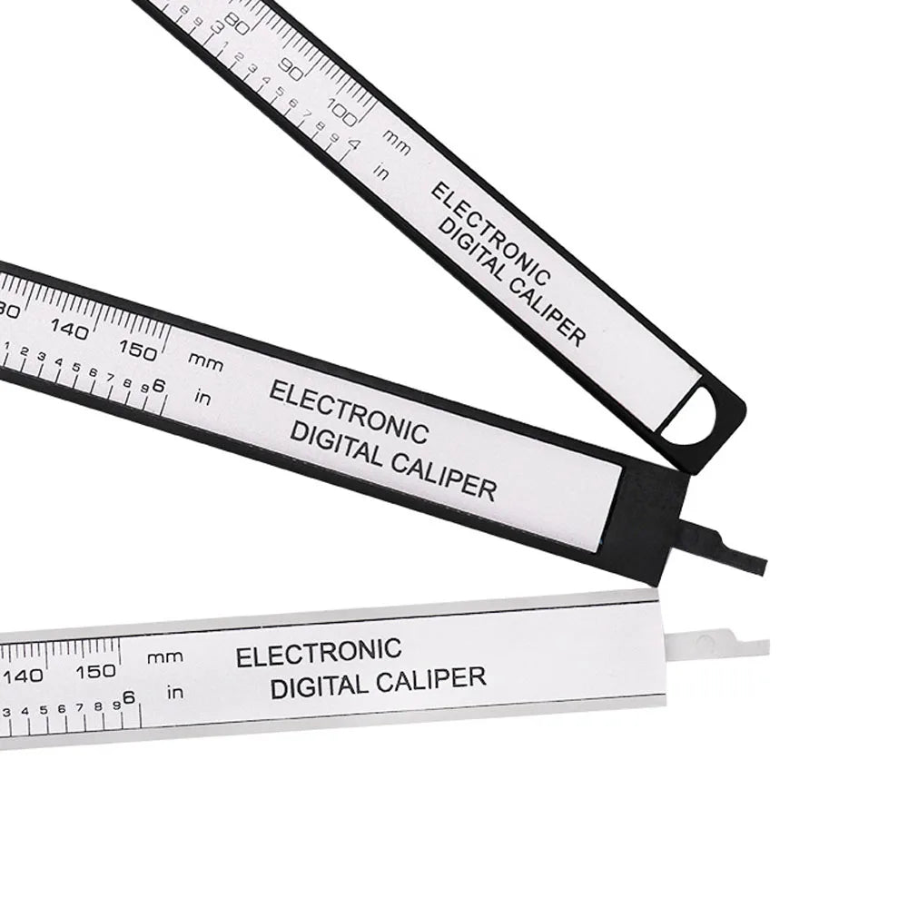 Calibrador Vernier Digital de Fibra de Carbono 100/150 mm