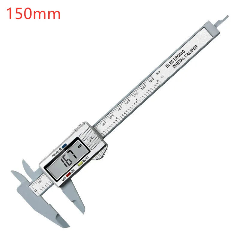 Calibrador Vernier Digital de Fibra de Carbono 100/150 mm