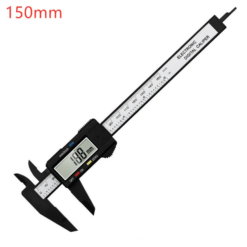 Calibrador Vernier Digital de Fibra de Carbono 100/150 mm