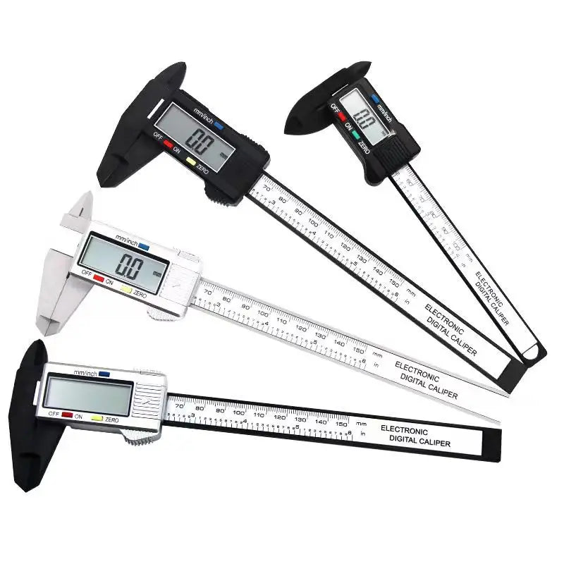 Calibrador Vernier Digital de Fibra de Carbono 100/150 mm