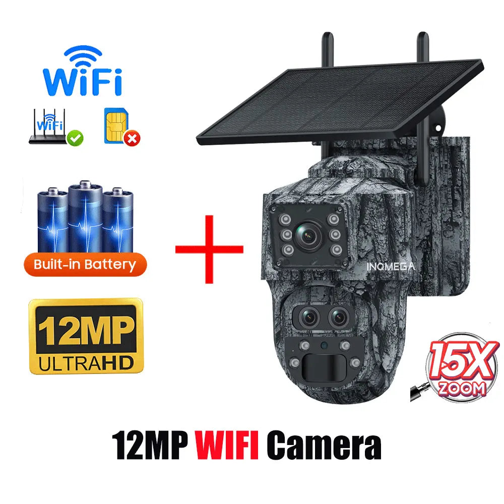 Cámara Solar 4G/WiFi con Detección PIR y Diseño Camuflado — vista 13