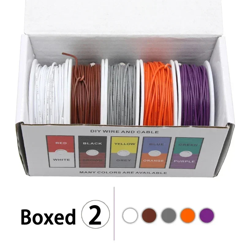 Kit de Cable Eléctrico UL1007 de Cobre Estañado, 5 Colores — vista 8