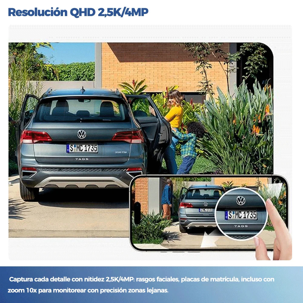 Cámara Solar WiFi 4MP para Exterior con Visión Nocturna — vista 3