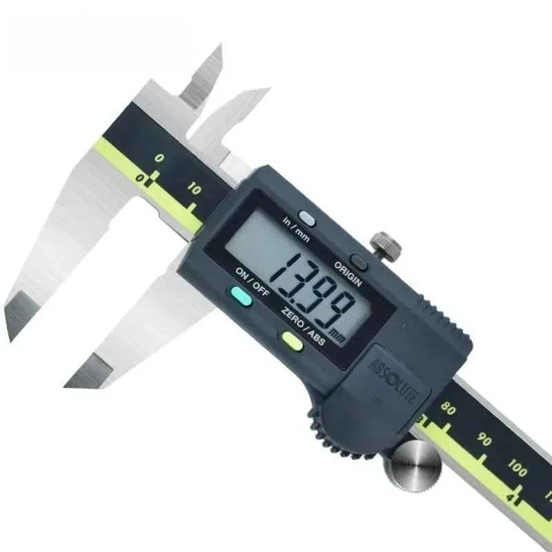 Calibrador Vernier Digital de Acero Inoxidable con Pantalla LCD — vista 3