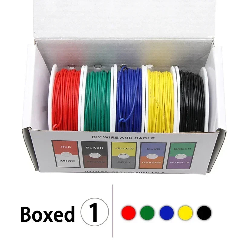 Kit de Cable Eléctrico UL1007 de Cobre Estañado, 5 Colores — vista 7