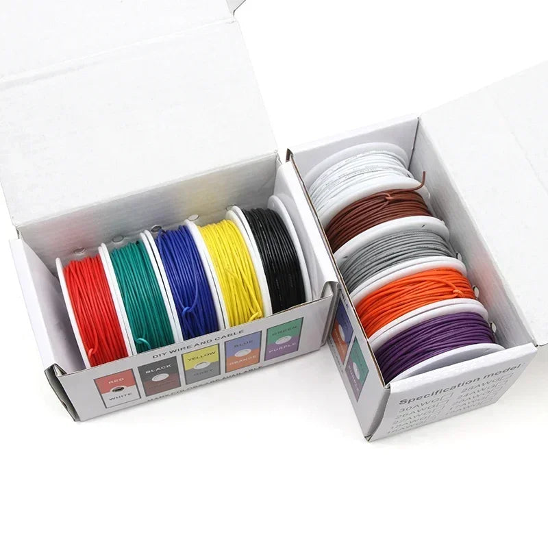 Kit de Cable Eléctrico UL1007 de Cobre Estañado, 5 Colores — vista 5