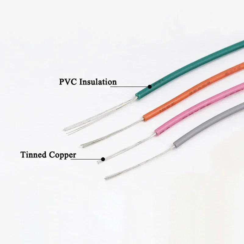 Kit de Cable Eléctrico UL1007 de Cobre Estañado, 5 Colores — vista 3