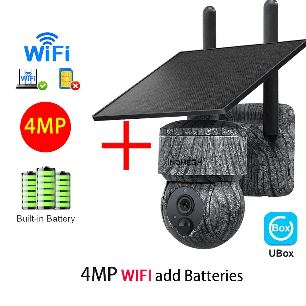 Cámara Solar 4G/WiFi con Detección PIR y Diseño Camuflado — vista 19