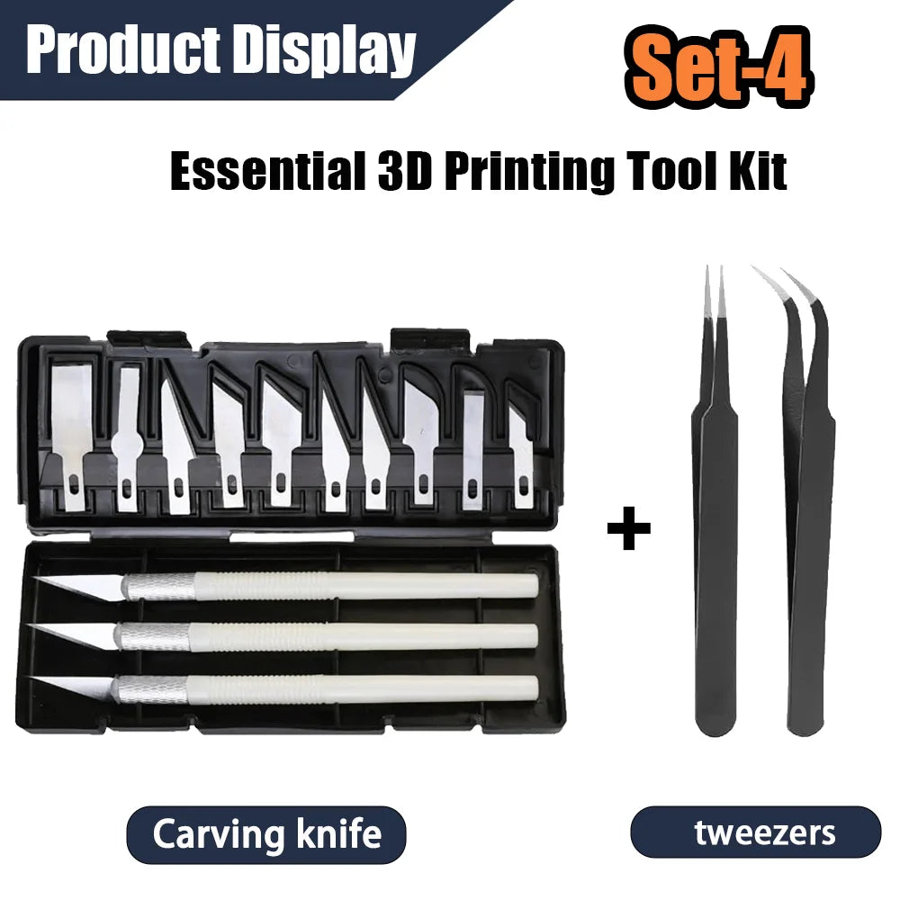 Kit de 53 Herramientas para Impresoras 3D FDM/SLA