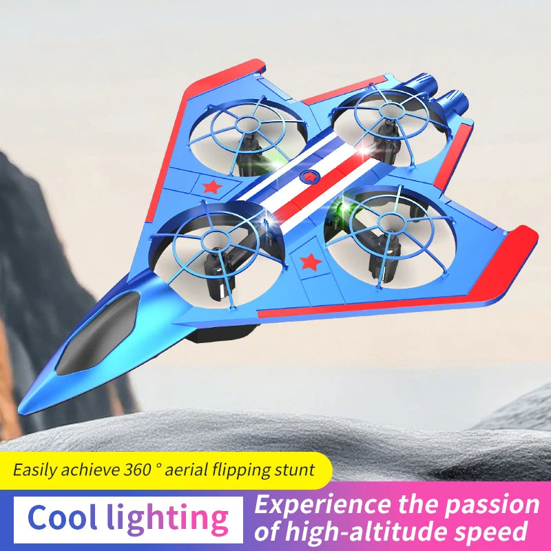 Mini Dron RC S12 con Luz LED y Vuelo Acrobático 360° — vista 3