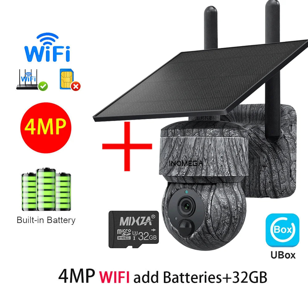 Cámara Solar 4G/WiFi con Detección PIR y Diseño Camuflado — vista 21