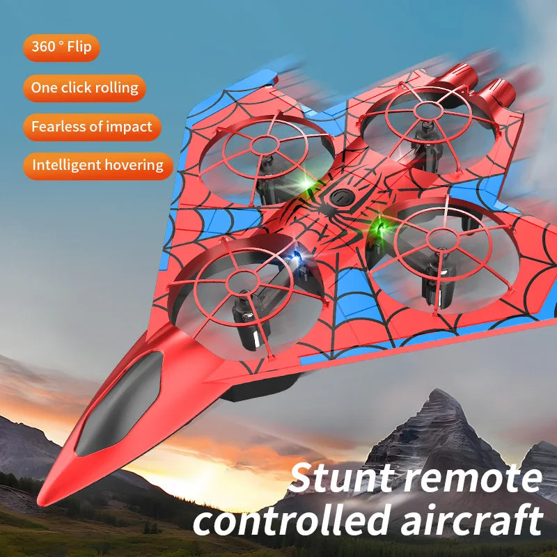 Mini Dron RC S12 con Luz LED y Vuelo Acrobático 360° — vista 1