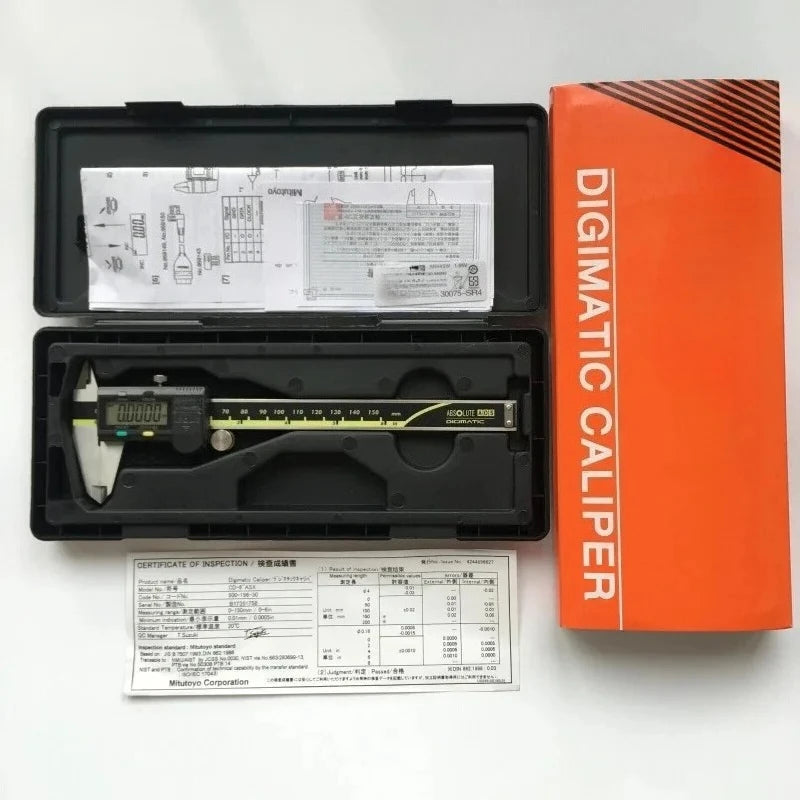Calibrador Vernier Digital de Acero Inoxidable con Pantalla LCD — vista 1