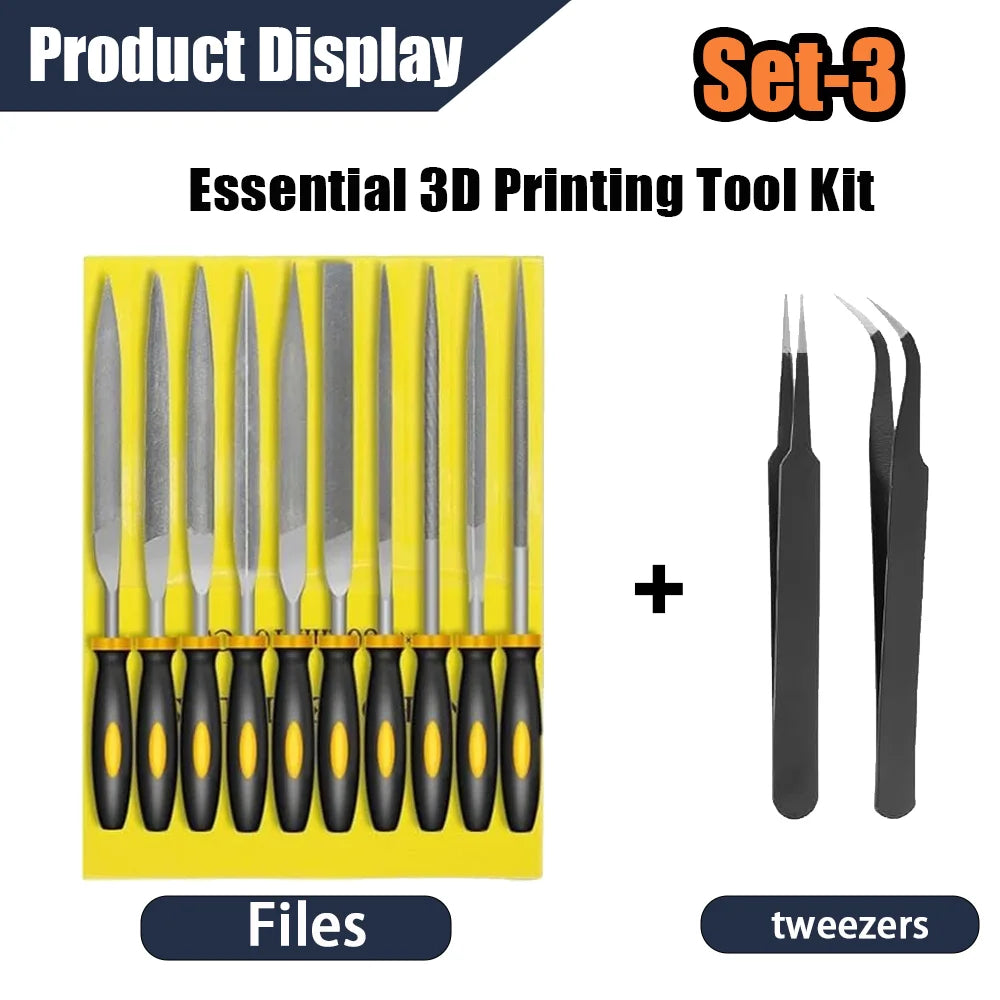 Kit de 53 Herramientas para Impresoras 3D FDM/SLA