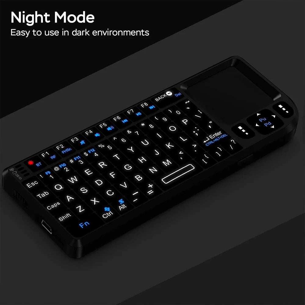 Mini Teclado Inalámbrico con Touchpad para Smart TV y PC — vista 4