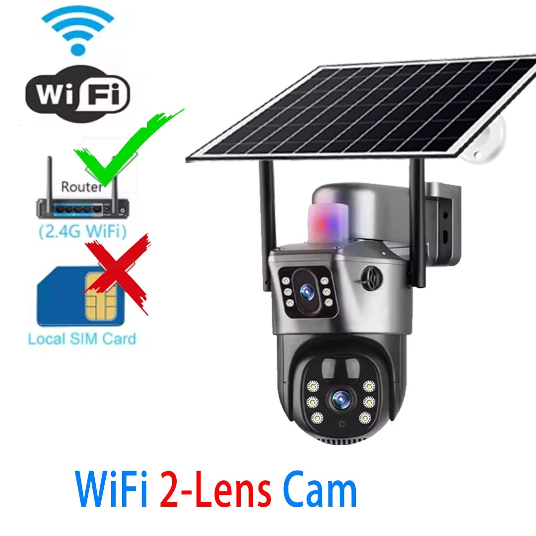 Cámara Solar 4G/WiFi de Triple Lente con Seguimiento Automático — vista 17