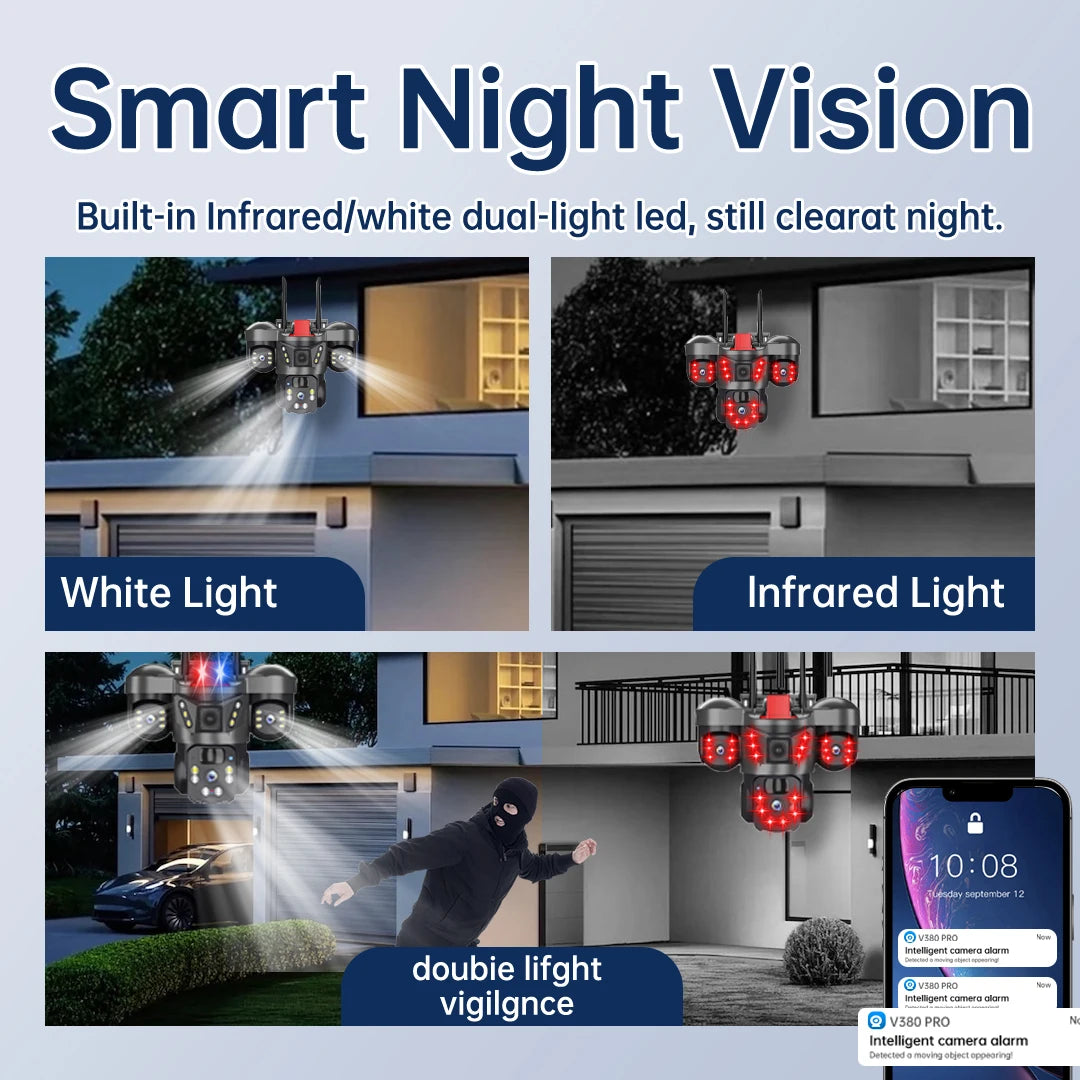 Cámara Solar 4G/WiFi de Triple Lente con Seguimiento Automático — vista 5