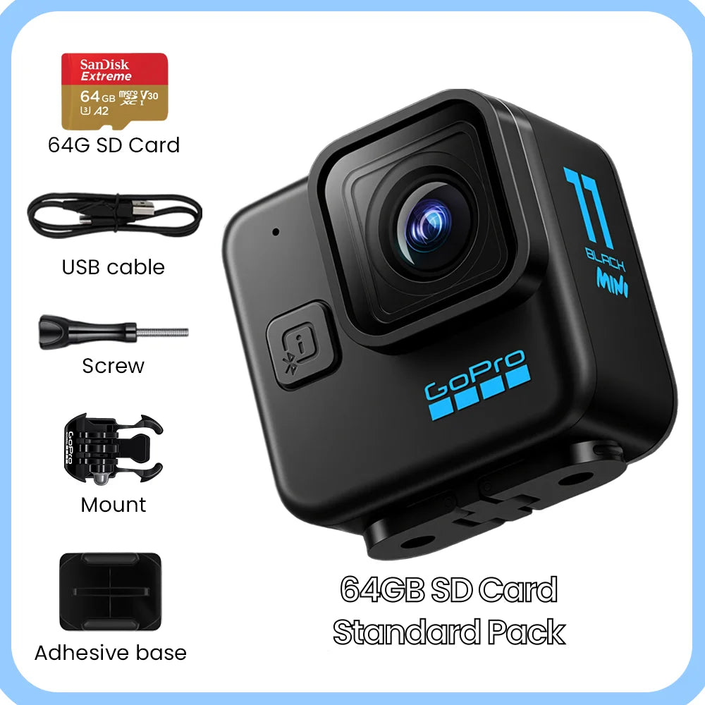 GoPro HERO11 Black Mini 5.3K para Deportes y Aventura