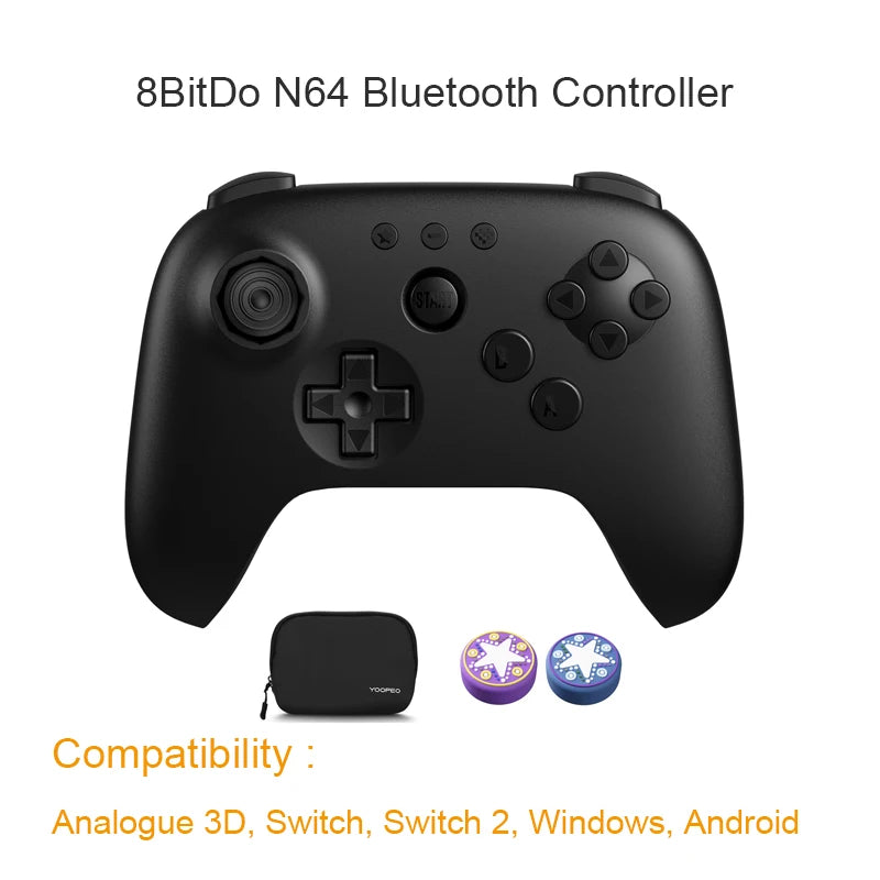 Control 8BitDo N64 Bluetooth para Switch, Windows y Android — vista 11
