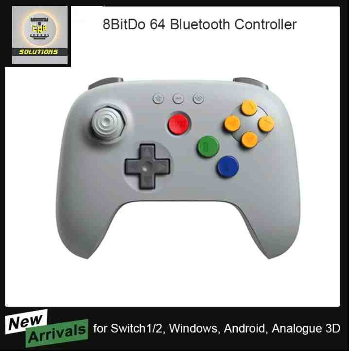 Control 8BitDo N64 Bluetooth para Switch, Windows y Android — vista 12